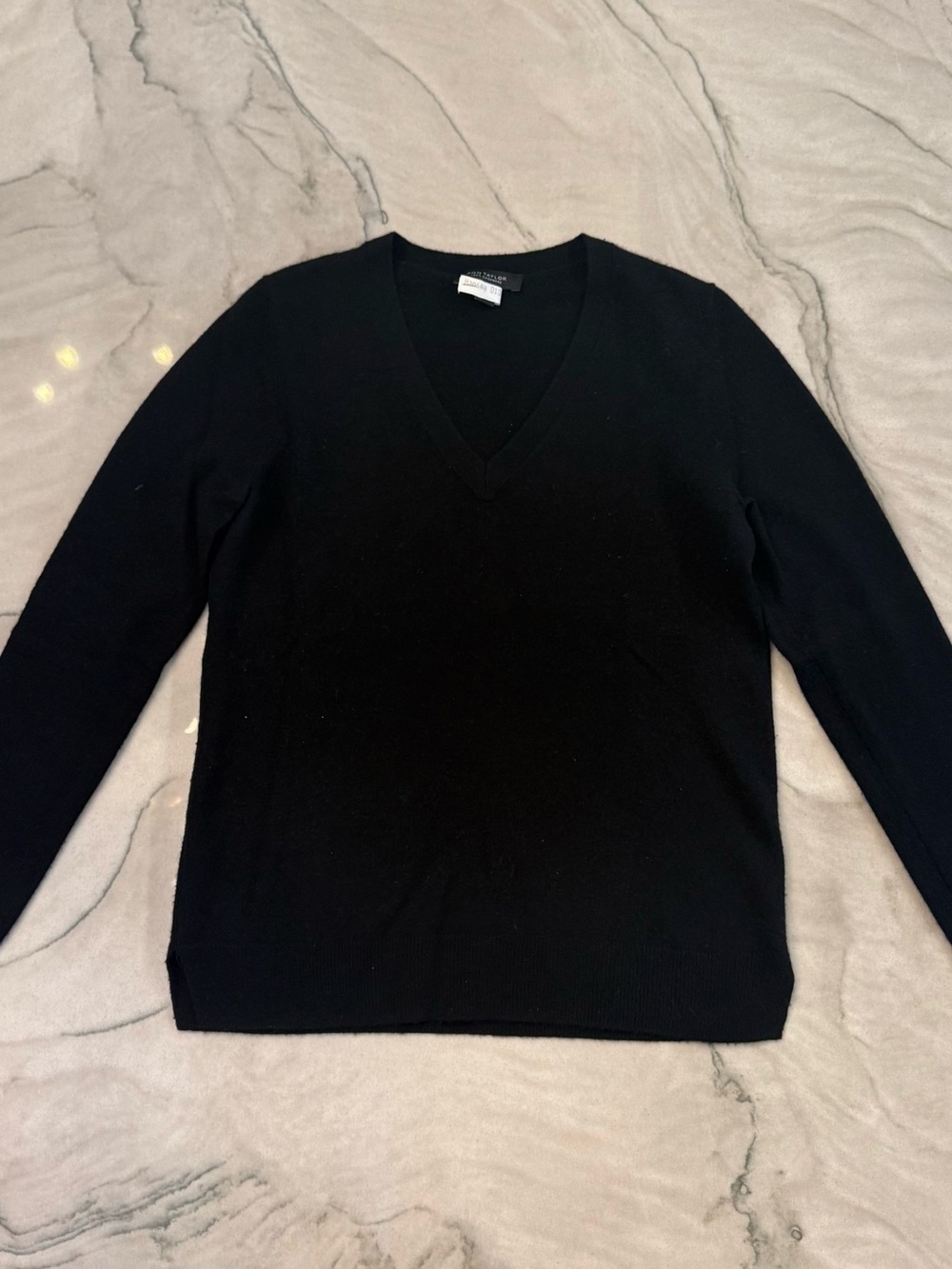 Ann Taylor Black V-Neck Pullover Sweater